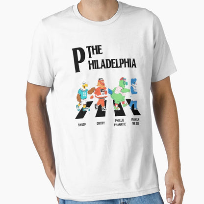 Halloween Philadelphia Team Swoop Gritty T-Shirt - Custom Art Print Unisex - T-Shirt, Sweatshirt, Hoodie