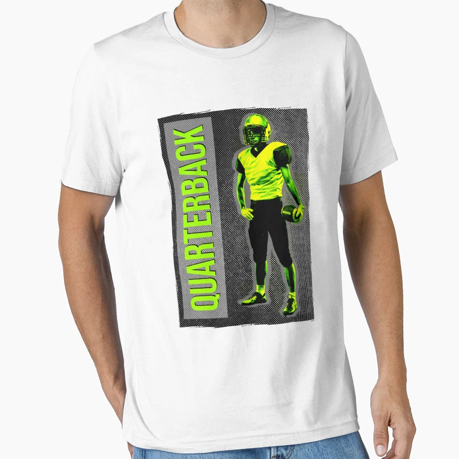 American Football Quarterback T-Shirt - Trendy Graphic Unisex - T-Shirt, Sweatshirt, Hoodie