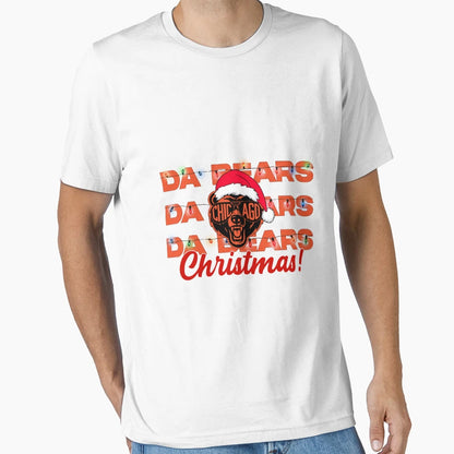 Chicago Football Da Bears Santa T-Shirt - Streetwear Style for Adults - T-Shirt, Sweatshirt, Hoodie