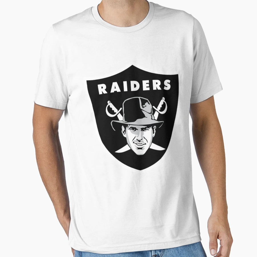 Raider Black Symbol T-Shirt - Novelty Apparel Unisex - T-Shirt, Sweatshirt, Hoodie