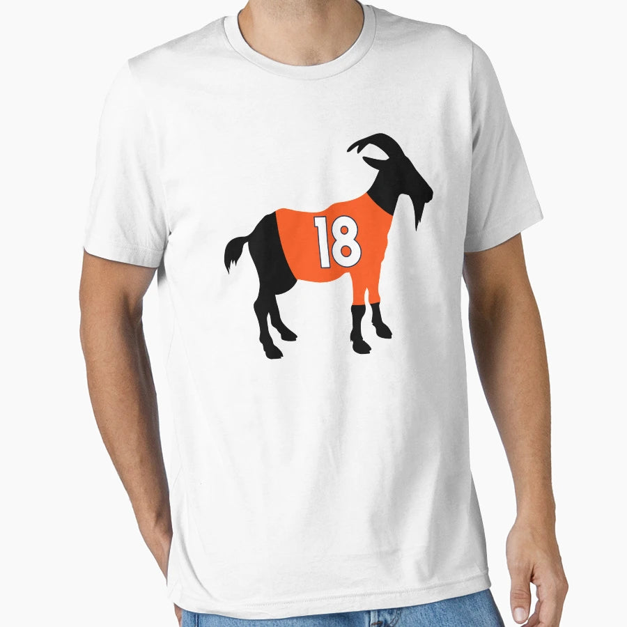 Peyton Manning Goat T-Shirt - Unique Graphic Unisex - T-Shirt, Sweatshirt, Hoodie