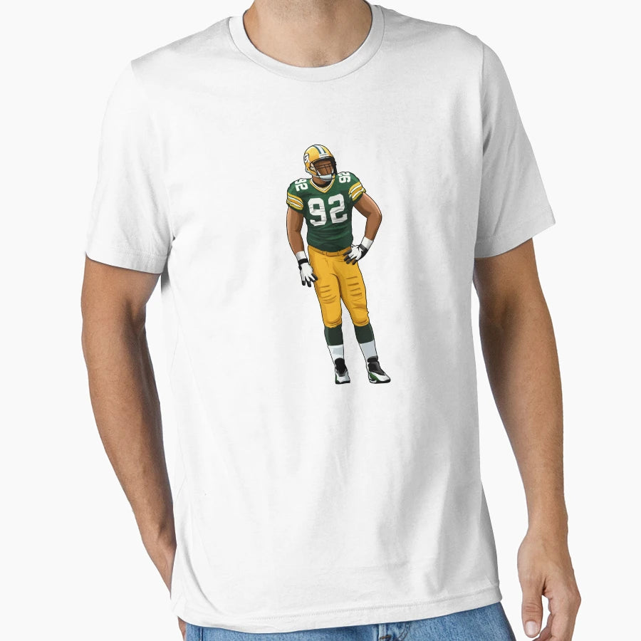 Reggie White 92 Lineman T-Shirt - Graphic Print Unisex - T-Shirt, Sweatshirt, Hoodie