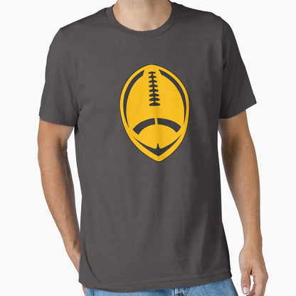 Gold Vector Football T-Shirt - Minimalist Print for Adults - T-Shirt, Sweatshirt, Hoodie