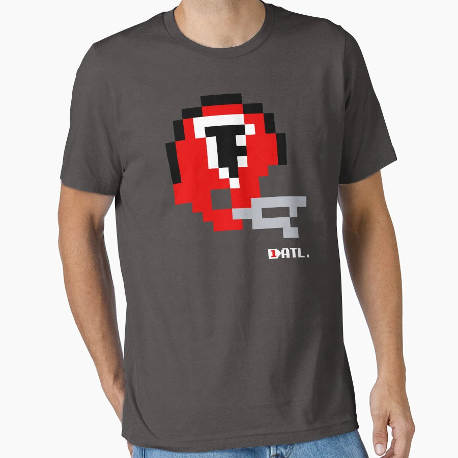 Atl Helmet Tecmo Bowl T-Shirt - Fun Novelty Design Men Women - T-Shirt, Sweatshirt, Hoodie