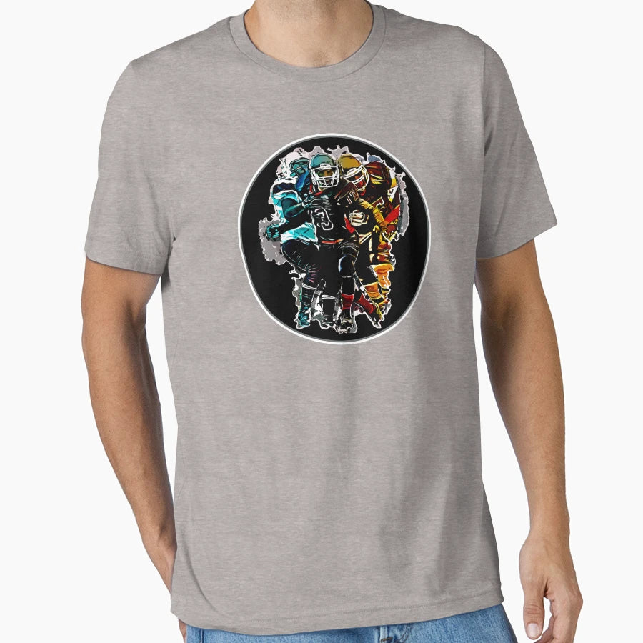Awesome Football Sports Fantasy Game T-Shirt - Custom Art Print Men Women - T-Shirt, Sweatshirt, Hoodie