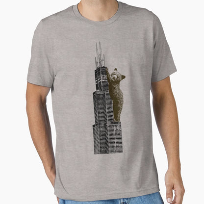 Sears Tower Cub T-Shirt - Graphic Print for Adults - T-Shirt, Sweatshirt, Hoodie