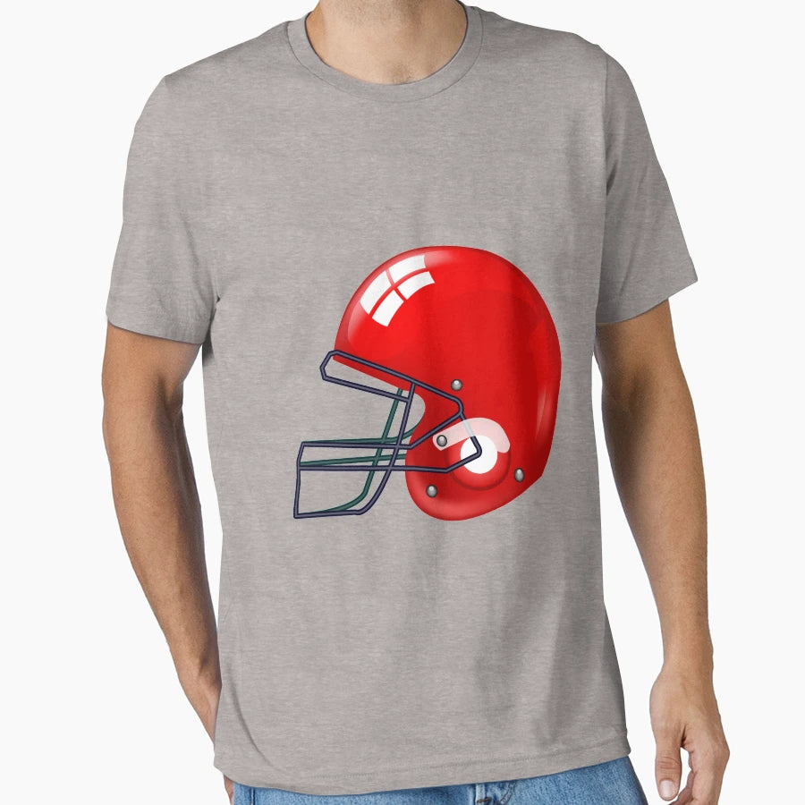 American Football Gridiron Helmets T-Shirt - Minimalist Print Men Women - T-Shirt, Sweatshirt, Hoodie