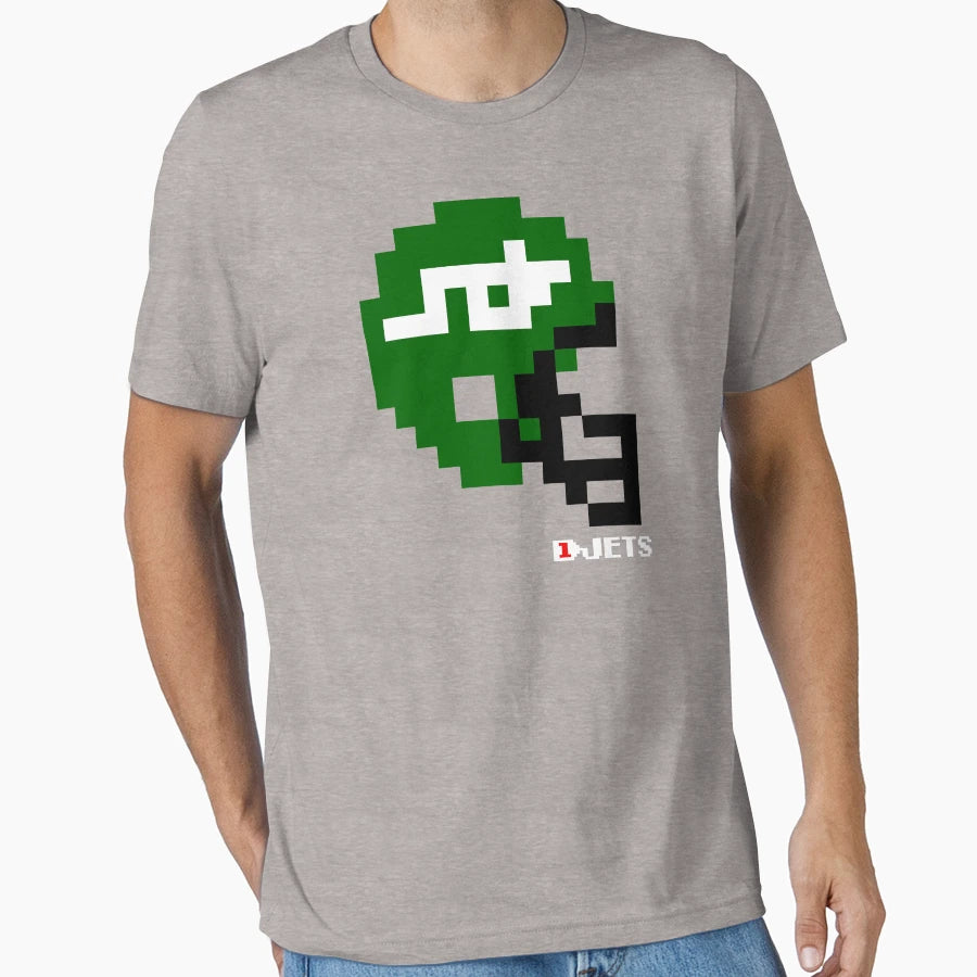 Ny Helmet Tecmo Bowl T-Shirt - Trendy Graphic for Adults - T-Shirt, Sweatshirt, Hoodie