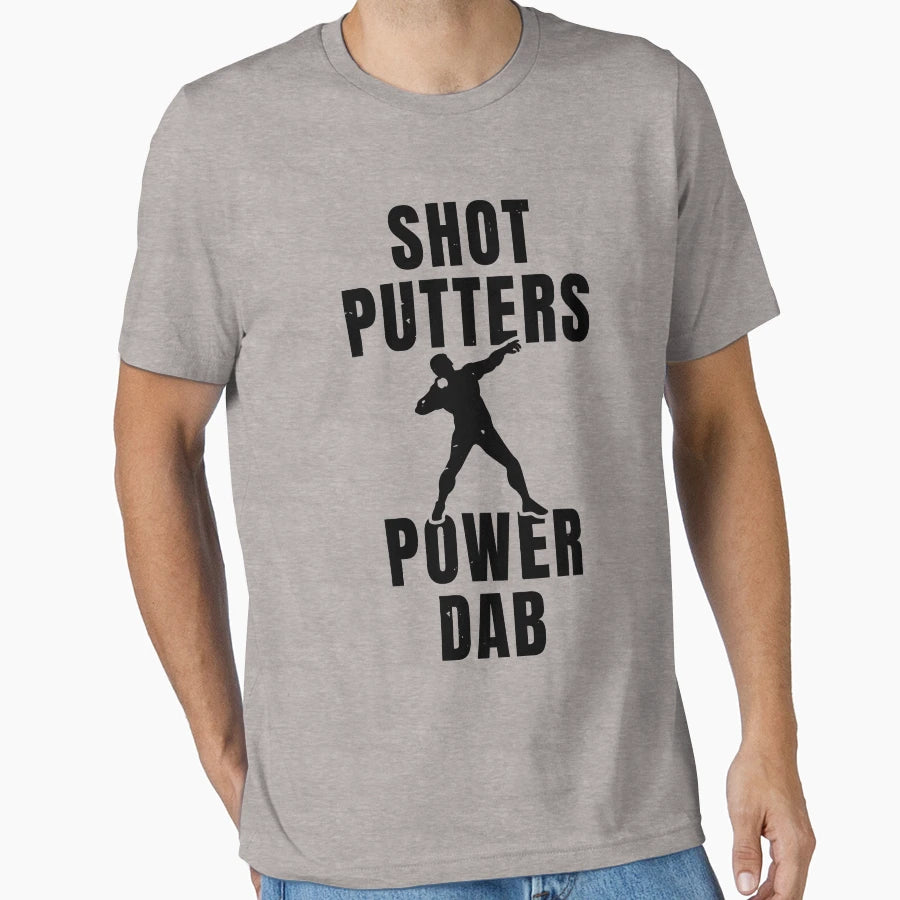 Mens Shotput Power Dab Athlete Gift T-Shirt - Unique Graphic Men Women - T-Shirt, Sweatshirt, Hoodie