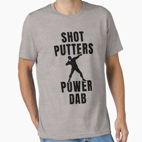 Mens Shotput Power Dab Athlete Gift T-Shirt - Unique Graphic Men Women - T-Shirt, Sweatshirt, Hoodie