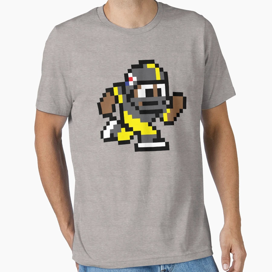 8 Bit Player Pittsburgh Steelers T-Shirt - Aesthetic Graphic Men Women - T-Shirt, Sweatshirt, Hoodie