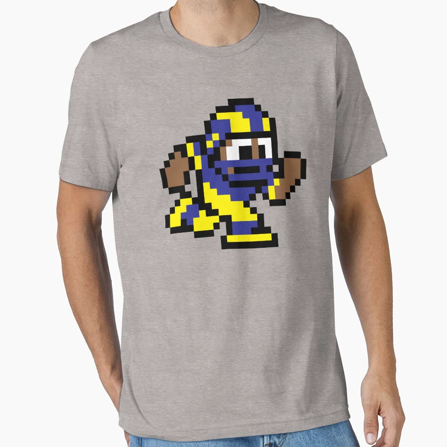 8 Bit Player Los Angeles Rams T-Shirt - Casual Everyday Wear Unisex - T-Shirt, Sweatshirt, Hoodie