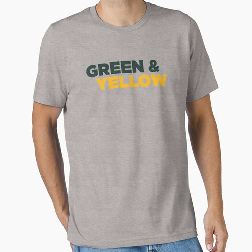 Green Bay Packers Green And Yellow T-Shirt - Graphic Print Unisex - T-Shirt, Sweatshirt, Hoodie