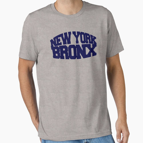 New York Bronx Navy T-Shirt - Streetwear Style for Adults - T-Shirt, Sweatshirt, Hoodie