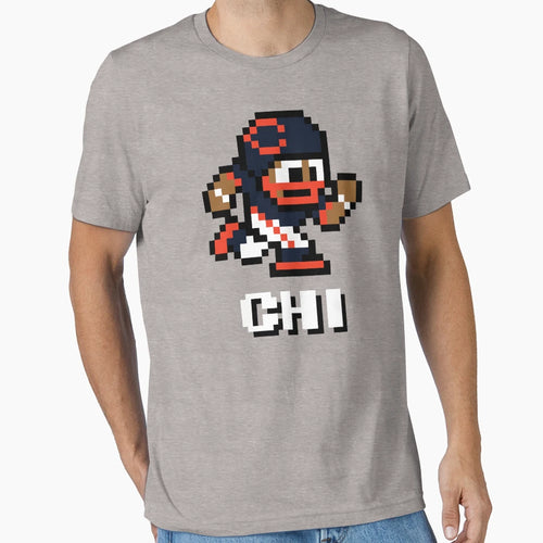 Chicago Bears Tecmo Super Bowl T-Shirt - Minimalist Print for Adults - T-Shirt, Sweatshirt, Hoodie