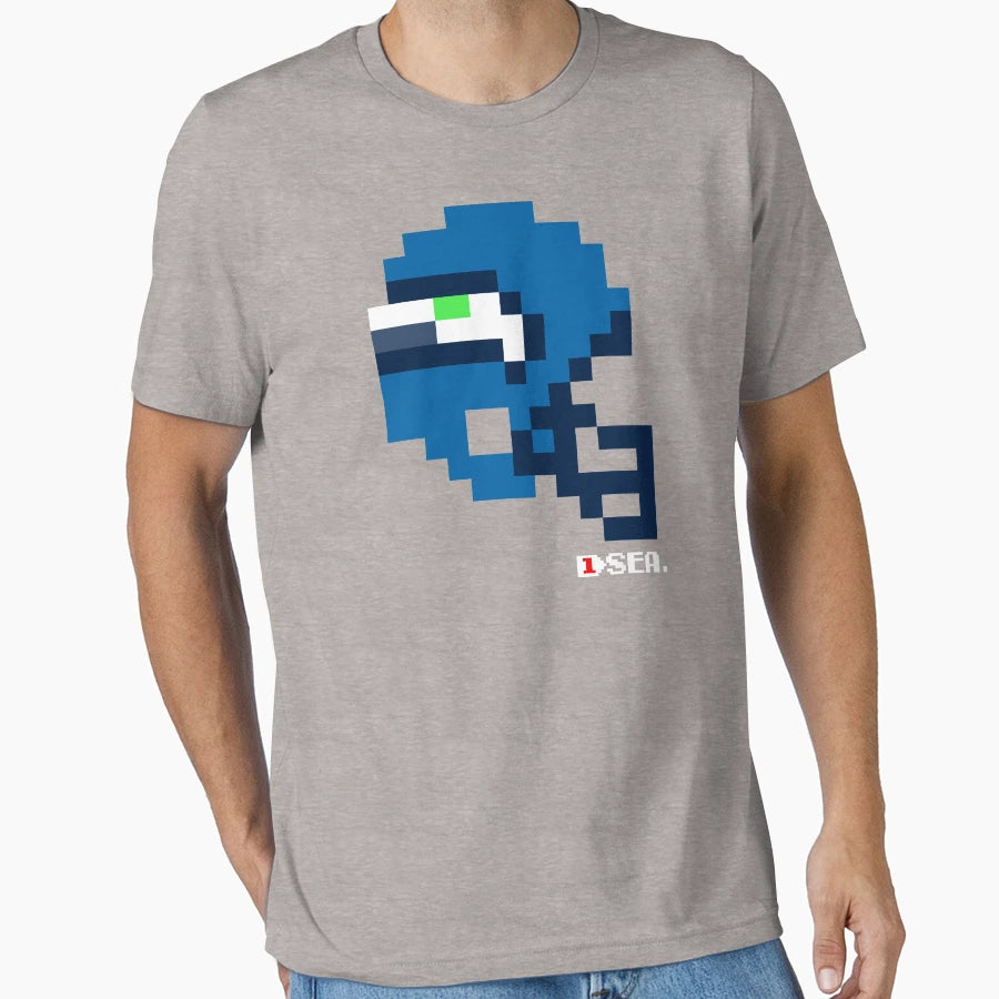 Sea Helmet Tecmo Bowl T-Shirt - Custom Art Print Unisex - T-Shirt, Sweatshirt, Hoodie