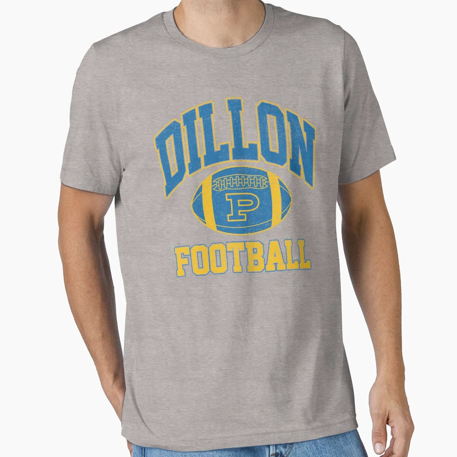 Distressed Dillon Panthers Football T-Shirt - Custom Art Print for Adults - T-Shirt, Sweatshirt, Hoodie