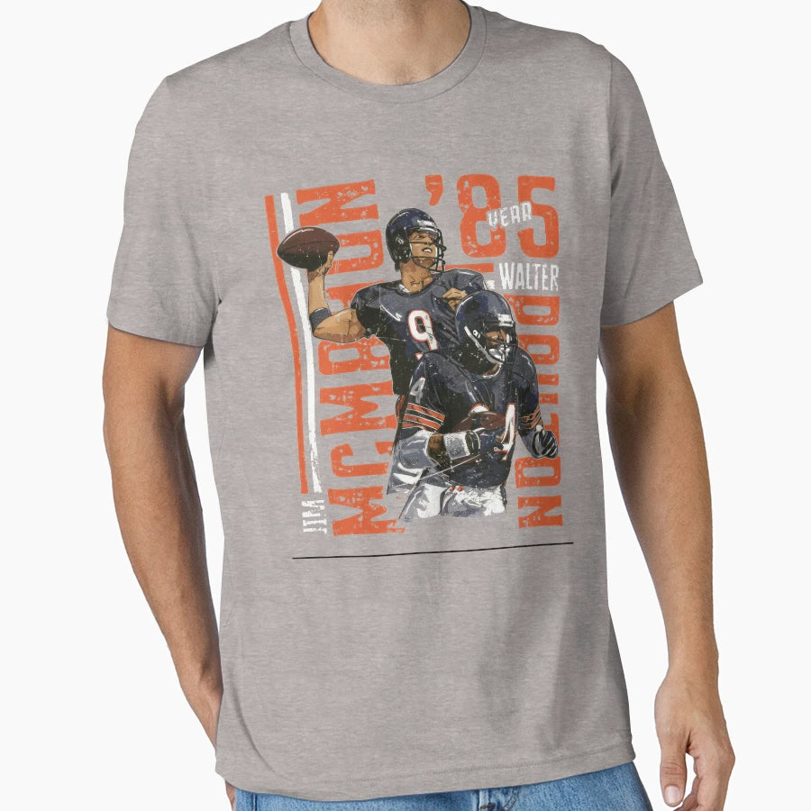 Mcmahon Payton Duo Football Legends T-Shirt - Custom Art Print Men Women - T-Shirt, Sweatshirt, Hoodie