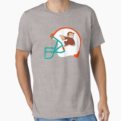 Furious George Helmet T-Shirt - Novelty Apparel Men Women - T-Shirt, Sweatshirt, Hoodie