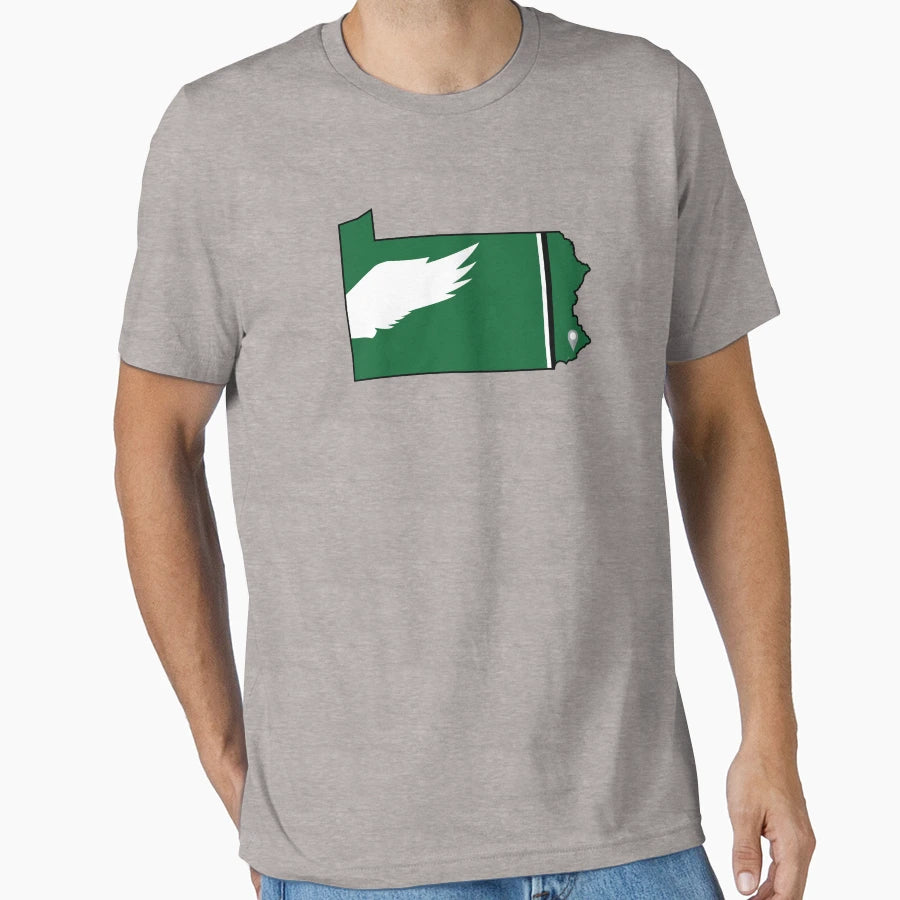 Philadelphia Football Throwback T-Shirt - Graphic Print Men Women - T-Shirt, Sweatshirt, Hoodie