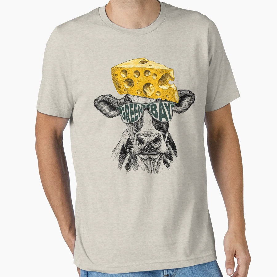 Green Bay Packers Cheesehead T-Shirt - Aesthetic Graphic Men Women - T-Shirt, Sweatshirt, Hoodie