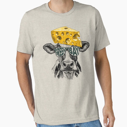 Green Bay Packers Cheesehead T-Shirt - Aesthetic Graphic Men Women - T-Shirt, Sweatshirt, Hoodie