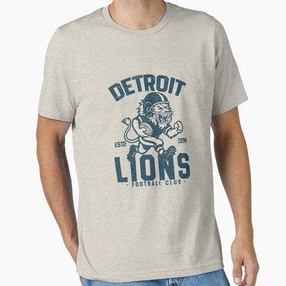 Detroit Lions Cheerleading Lion T-Shirt - Casual Everyday Wear Unisex - T-Shirt, Sweatshirt, Hoodie