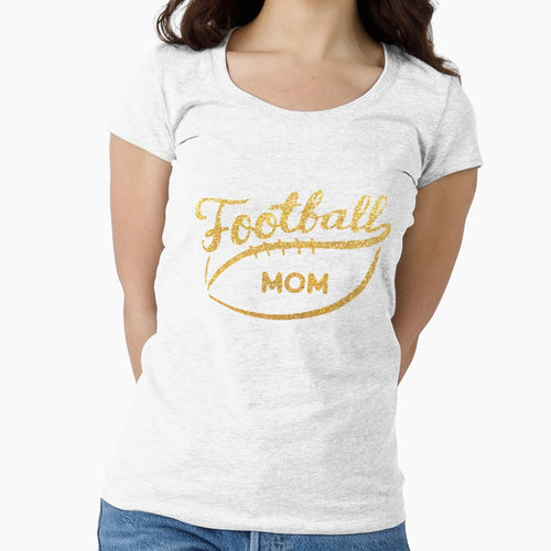 Football Mom T-Shirt - Minimalist Print Men Women - T-Shirt, Sweatshirt, Hoodie