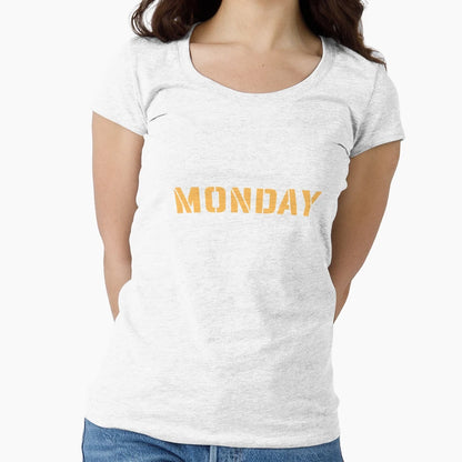 Monday Orange T-Shirt - Trendy Graphic for Adults - T-Shirt, Sweatshirt, Hoodie