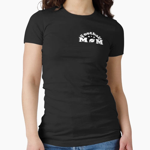 Football Mom T-Shirt - Minimalist Print Men Women - T-Shirt, Sweatshirt, Hoodie