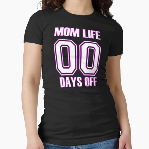 Mom Life No Days Off Football Jersey T-Shirt - Casual Everyday Wear Unisex - T-Shirt, Sweatshirt, Hoodie