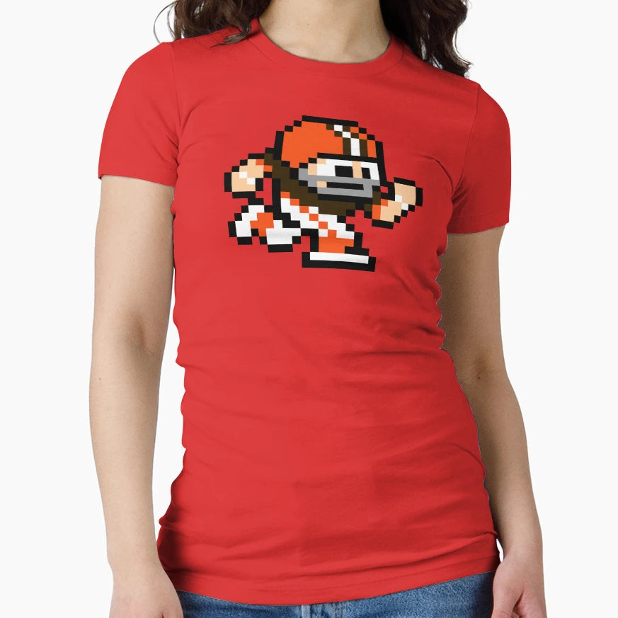 Cleveland Browns Tecmo Super Bowl T-Shirt - Custom Art Print for Adults - T-Shirt, Sweatshirt, Hoodie