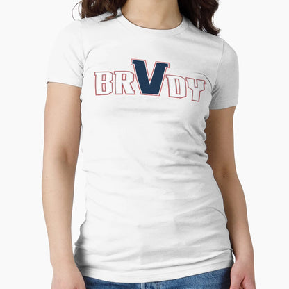 Brvdy White Navy T-Shirt - Novelty Apparel Men Women - T-Shirt, Sweatshirt, Hoodie