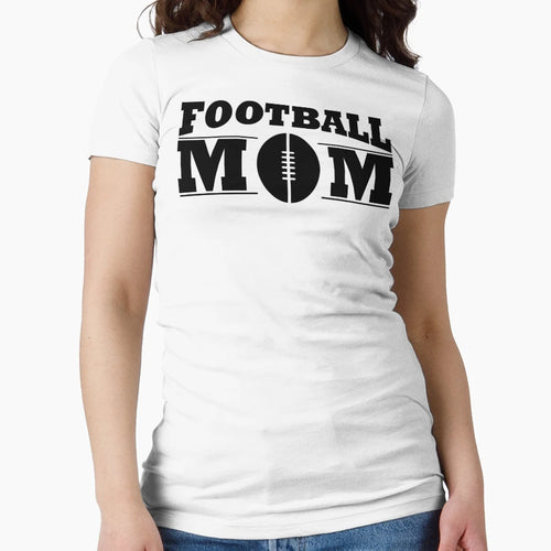 Football Mom T-Shirt - Minimalist Print for Adults - T-Shirt, Sweatshirt, Hoodie