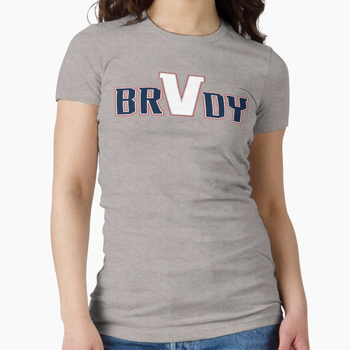 Brvdy Navy White T-Shirt - Aesthetic Graphic for Adults - T-Shirt, Sweatshirt, Hoodie