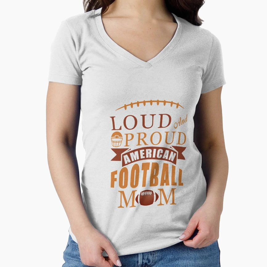 Best Mom Great Proud Football Gift T-Shirt - Aesthetic Graphic Unisex - T-Shirt, Sweatshirt, Hoodie