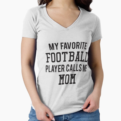 My Favorite Football Player Calls Me Mom T-Shirt - Minimalist Print Unisex - T-Shirt, Sweatshirt, Hoodie
