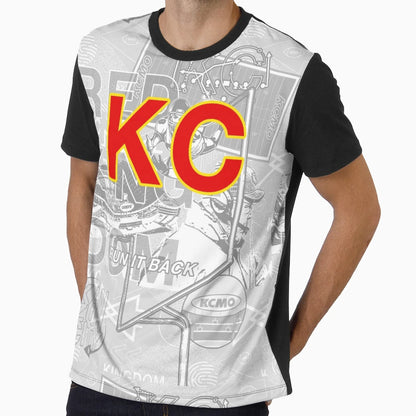 Kansas City Football Kc T-Shirt - Novelty Apparel for Adults - T-Shirt, Sweatshirt, Hoodie