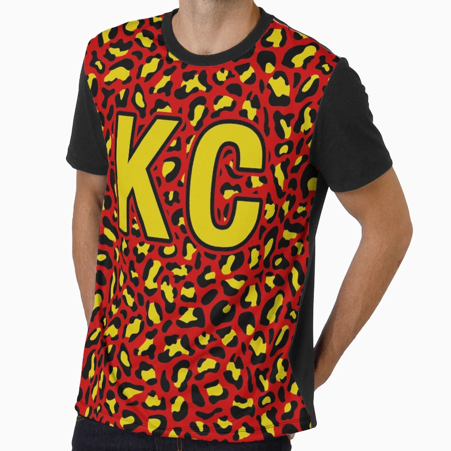 Kc Football Cheetah T-Shirt - Fun Novelty Design Unisex - T-Shirt, Sweatshirt, Hoodie