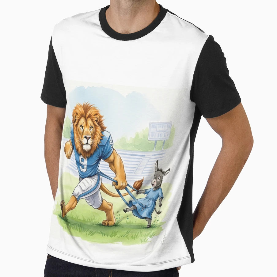 Famous Lion T-Shirt - Minimalist Print for Adults - T-Shirt, Sweatshirt, Hoodie