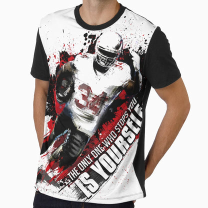 American Football Player T-Shirt - Novelty Apparel Men Women - T-Shirt, Sweatshirt, Hoodie