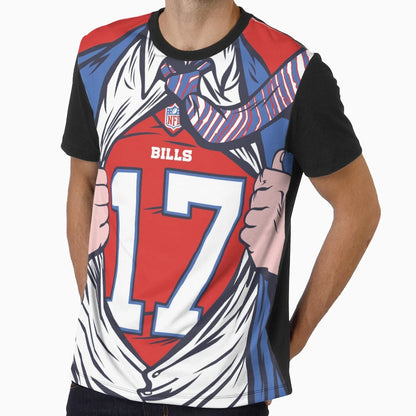 Buffalo Football Mafia Super Hero T-Shirt - Casual Everyday Wear Men Women - T-Shirt, Sweatshirt, Hoodie