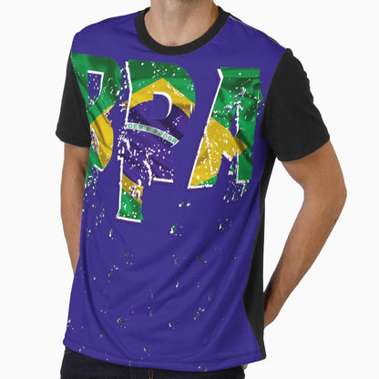Brazilian Flag Power Thanos T Shirts Brazil T-Shirt - Graphic Print Unisex - T-Shirt, Sweatshirt, Hoodie