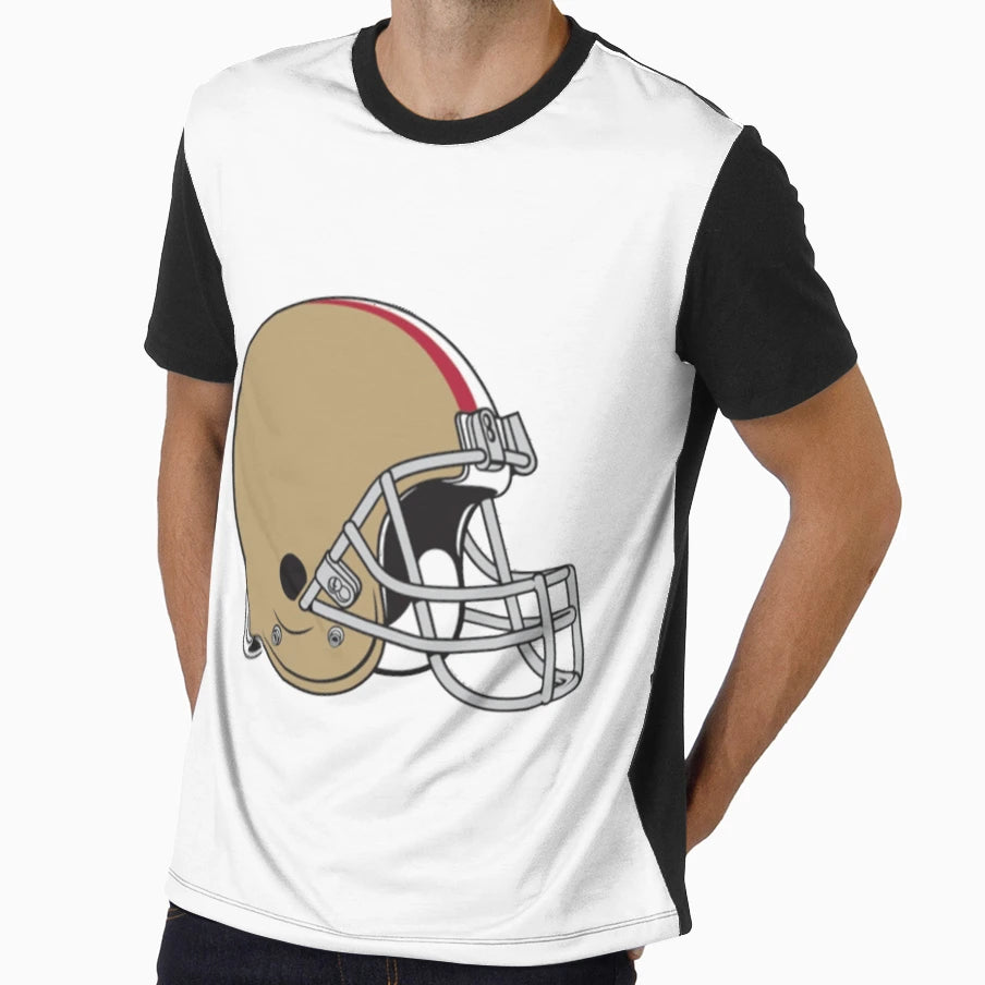 Football Helmet T-Shirt - Casual Everyday Wear for Adults - T-Shirt, Sweatshirt, Hoodie