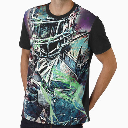 Football Player T-Shirt - Trendy Graphic for Adults - T-Shirt, Sweatshirt, Hoodie