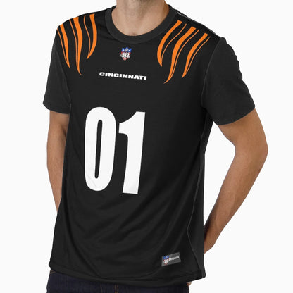 513 Gridiron Mock Jersey Number 01 T-Shirt - Minimalist Print Unisex - T-Shirt, Sweatshirt, Hoodie