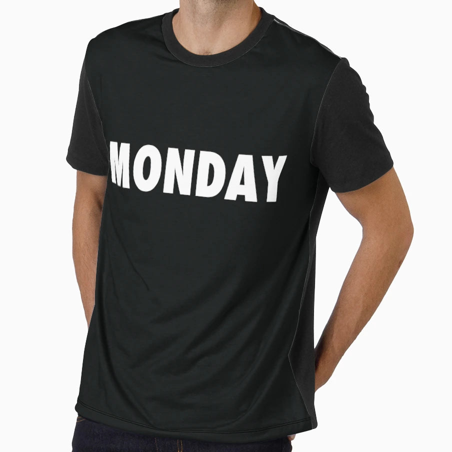 Monday T-Shirt - Unique Graphic for Adults - T-Shirt, Sweatshirt, Hoodie