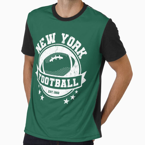New York Football Team League Sports T-Shirt - Trendy Graphic Men Women - T-Shirt, Sweatshirt, Hoodie