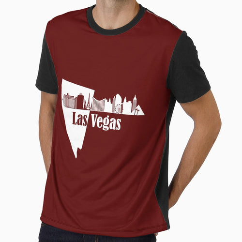 Las Vegas Skyline Nevada T-Shirt - Novelty Apparel for Adults - T-Shirt, Sweatshirt, Hoodie