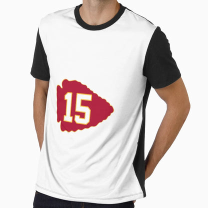 Kansas City Chiefs Arrowhead 15 Mahomes T-Shirt - Fun Novelty Design Unisex - T-Shirt, Sweatshirt, Hoodie